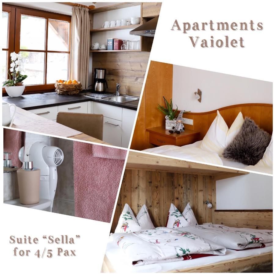 Apartments Vaiolet Santa Cristina Val Gardena Exteriör bild